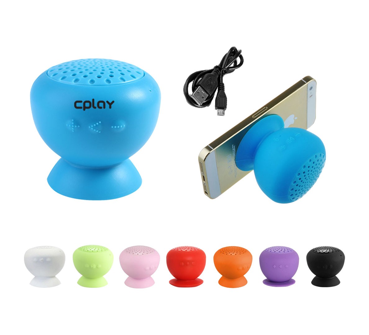 Bluetooth Silicone Speaker w/Phone Stand