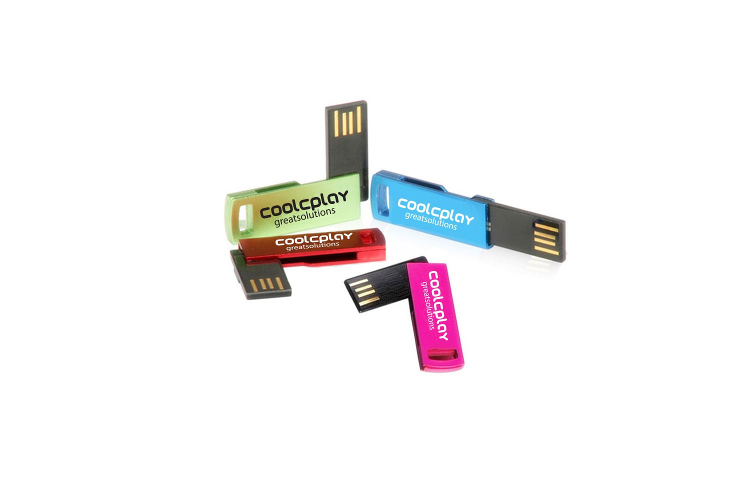 8 GB Thin Metal USB Flashdrive