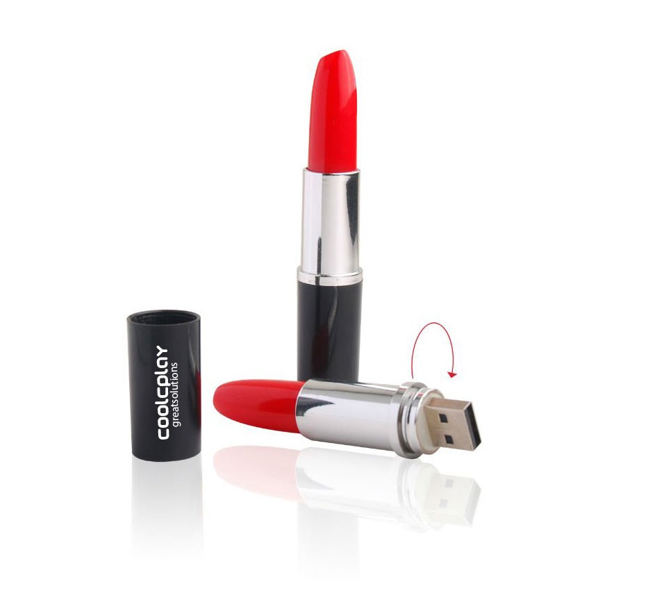 1GB Red Lipstick Shape USB Flash Drive