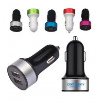 2 Port USB Car Charger Adapter
