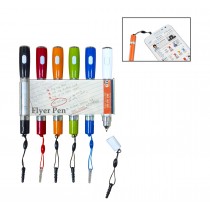 Retractable Banner LED Flashlight Pen
