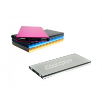 Slim 8000mAh Aluminum Power Bank - 1 Color Silkscreen