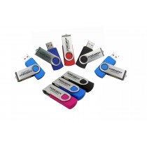 Colorful 2 GB USB Flashdrive With Swivel Cap